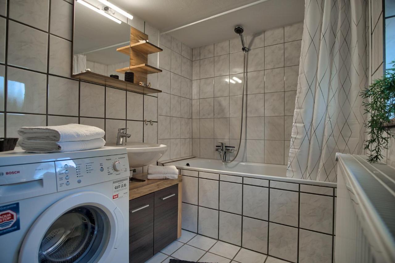 Maisonette Privater Zugang Waschmaschine Parkplatz Hagen  Luaran gambar